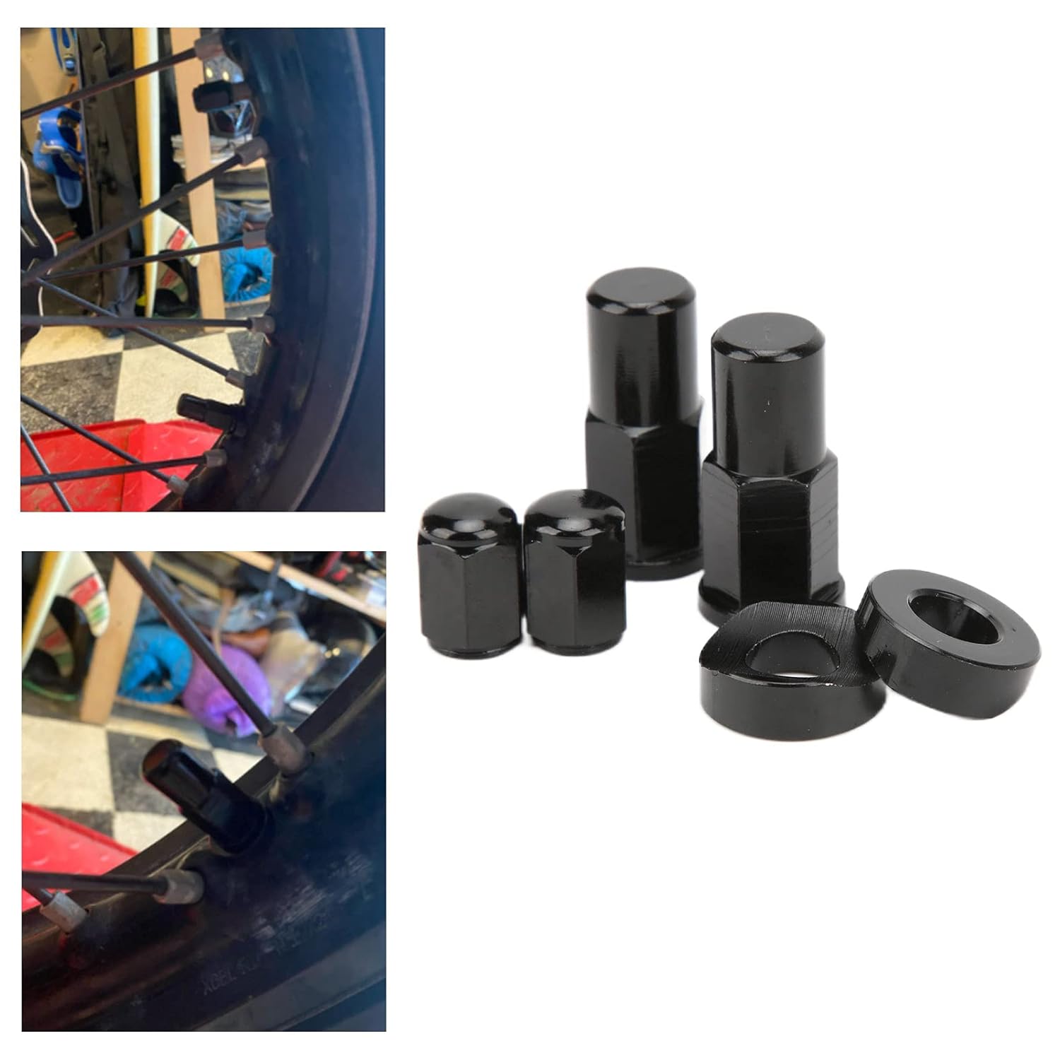 

Motorcycle Lock nut yz 250 Dubya 450 2.15 6061- Aluminum Spacer Bolts Washer Valve stem Accessory Replacement for 125 250f 450f wr250r wr450r wr250f