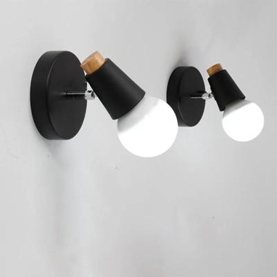 New Stylish and Elegant Vintage Nordic Indoor Lighting Fixture with Retro Style for Bedroom and Living Room Decor - Sconce E27 L
