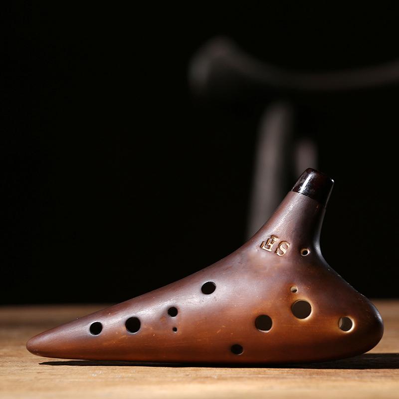Ceramică Ocarina Baza Instrumente Orff Vindecare 12 găuri Ocarina timpului Terapie cu sunet Accesorii pentru instrumentație muzicală profesională Legenda Ocarine