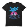 Arcane League of Legends 100% Cotton T-shirt Mens Tees Top - Official Jinx Short Sleeve Black Tee