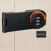 Household Cabinet Password Hasp Locks Cabinet Door Combination Lock Door Security Slide Latch Lock for Small Doors Cabinets Door