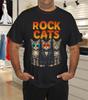 Cats Rock Kittens Kitty Rocking Music Cat Lovers T-Shirt