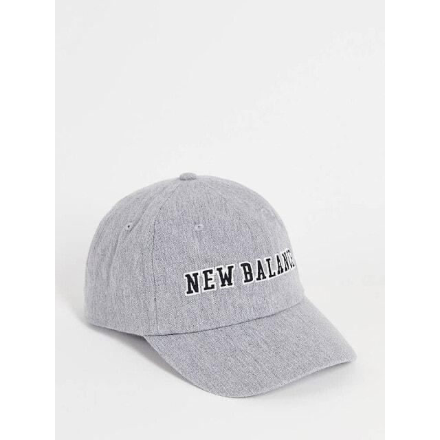 

Сланцевая бейсболка New Balance с университетским логотипом