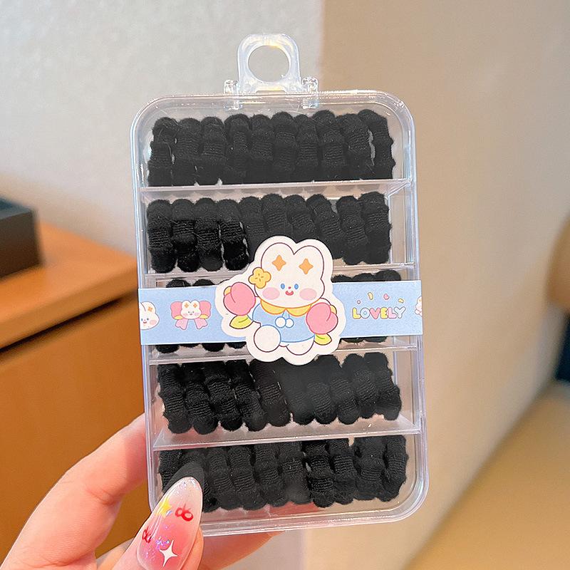 Large, high-elasticity hair ties for girls: gentle on hair, perfect for high ponytails, durable and ideal for students.
