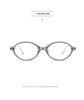 2026 Oval Retro TR Frame Glasses, Anti-Blue Light, High-End Casual Small Frame