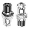 GX16 Docking 5 Pin Female Circular Panel 16mm Metal Aviation Connector Butt Joint Aviation Plug Socket