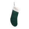 Large Size Knitted Christmas Stocking With Fluff Christmas Tree Ornaments Christmas Gift Bag  Kids