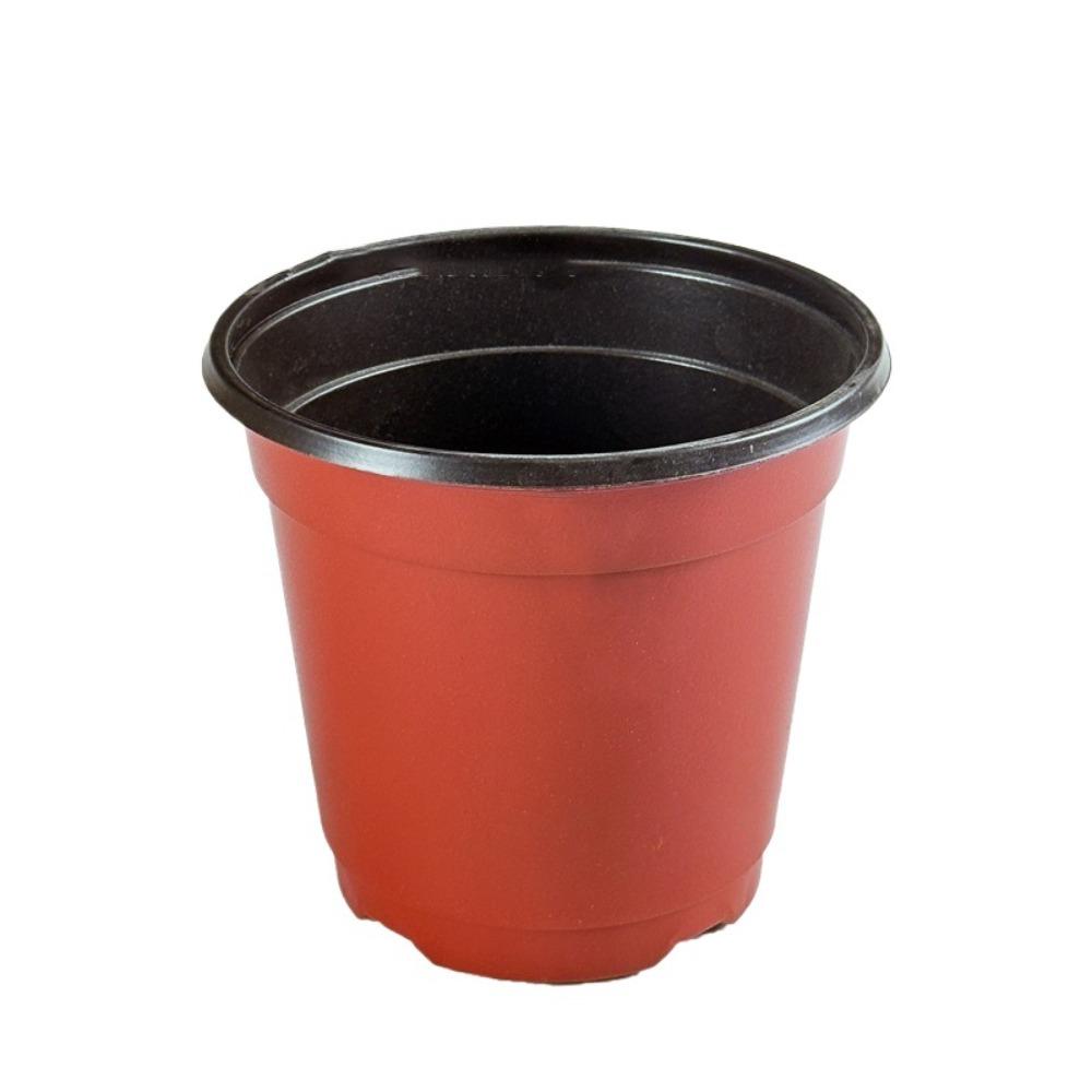 10pcs Thickened Plastic Planter Transparent Flower Plant Container Clear Nursery Pots Home Decor