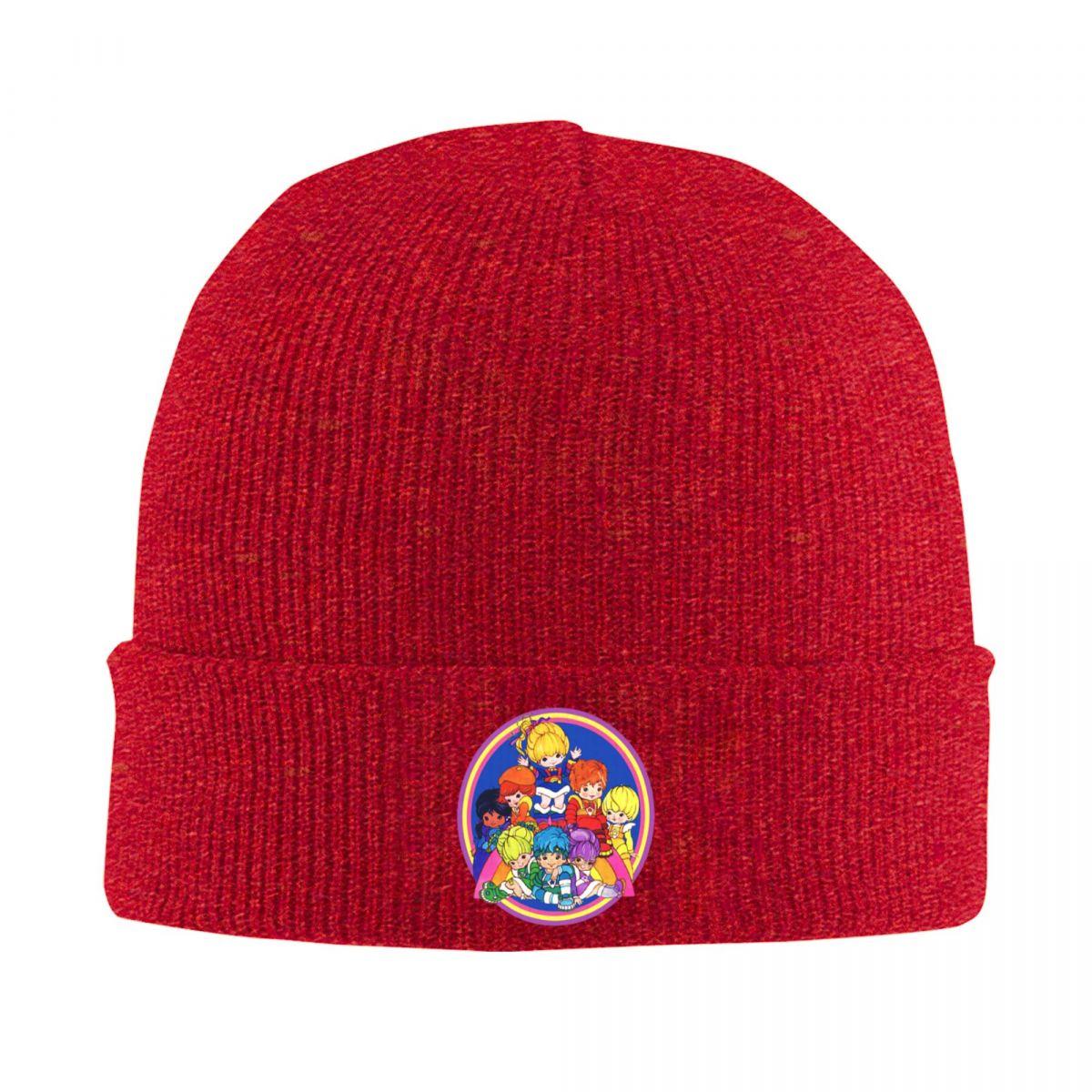 

Rainbow Brite And Friend Warm Knitted Cap Fashion Bonnet Hat Autumn Winter Outdoor Beanies Hats for Unisex Adult One Size