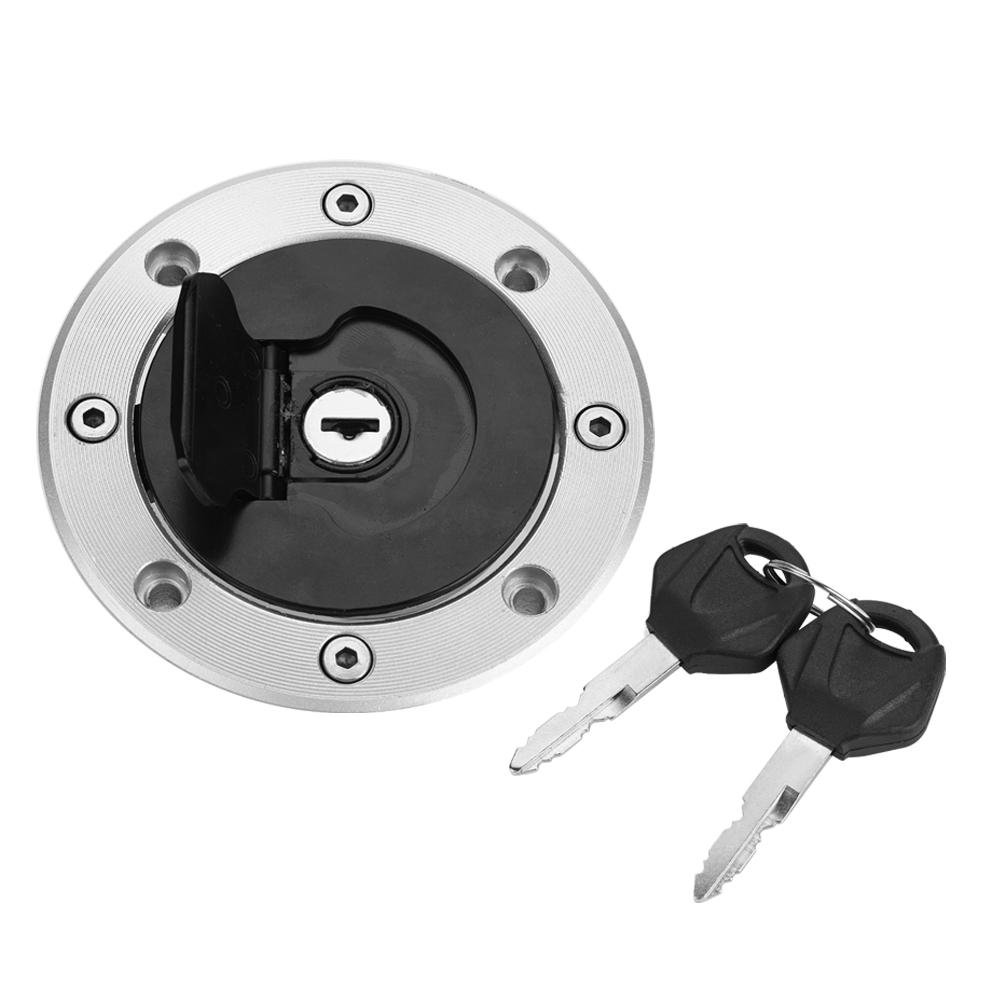 

Motorcycle Fuel Gas Cover, Original Standard, Antirust, sy Installation for R 600 750 1000 K1 2000-2003, Metal, Silver and Black, 10.8cm D