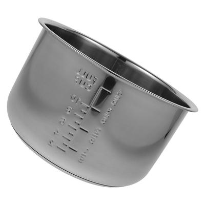 Cooker Kitchenware Rice Liner Cooking Pot Multi-use Replacement Supply Stainless Steel Electric