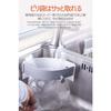 Openable Triangular Garbage Bag Holder, Frees Up Space In Your Kitchen Sink, Eliminates the Need for a Triangular Corner, and Is a Space-saving Draine