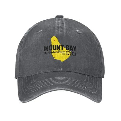 Casual Mount Gay Hoeden Hip Hop Hoed Katoenen Baseballpet Op Maat Verstelbare Truckerpet voor Mannen & Vrouwen