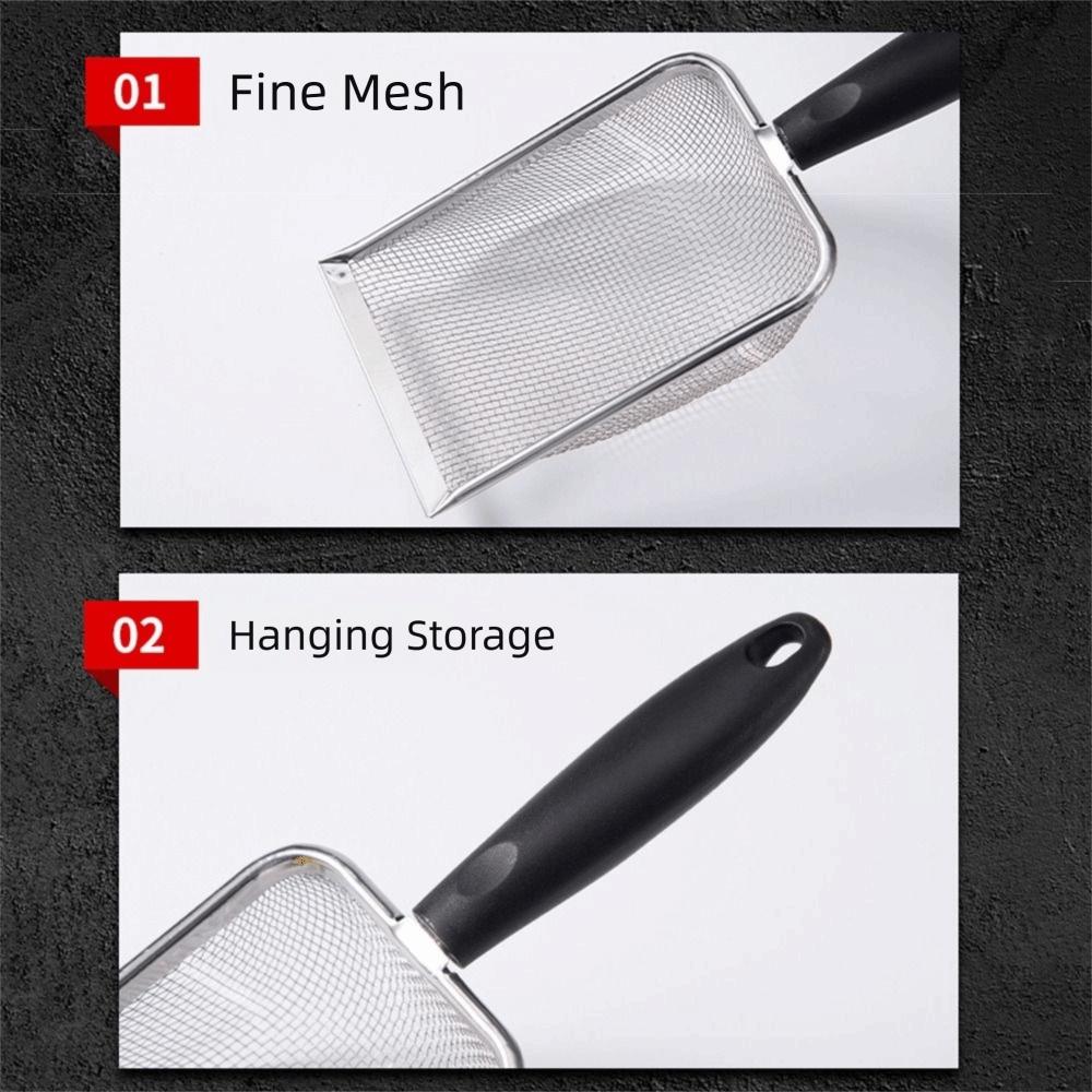 Stainless Steel Reptile Sand Shovel Comfortable Grip Substrate Cleaner Scoop Bearded Dragon Cage