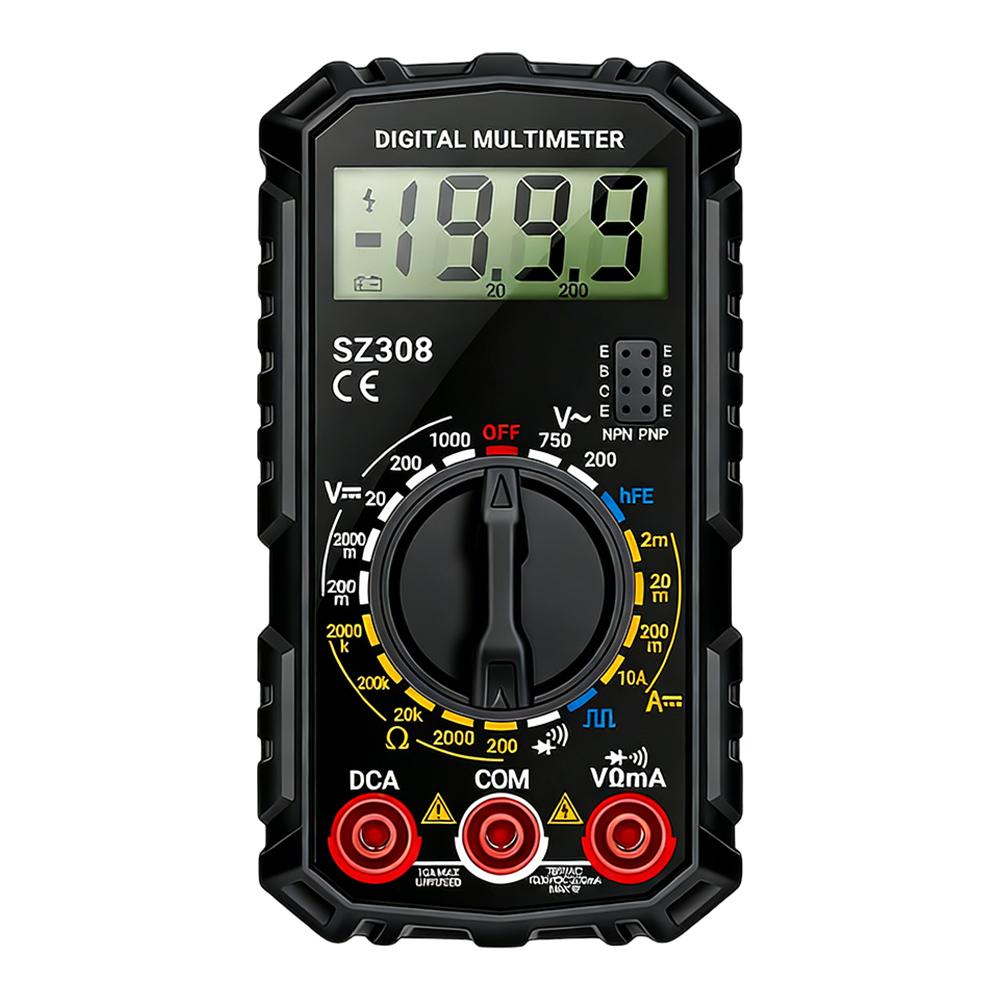 Multifunktions-Digitalmultimeter Spannungs-Widerstandsmessgerät LCD Spannungs-Stromdetektor Hochpräzisions-Tester Volt-Ampere-Ohm-Meter
