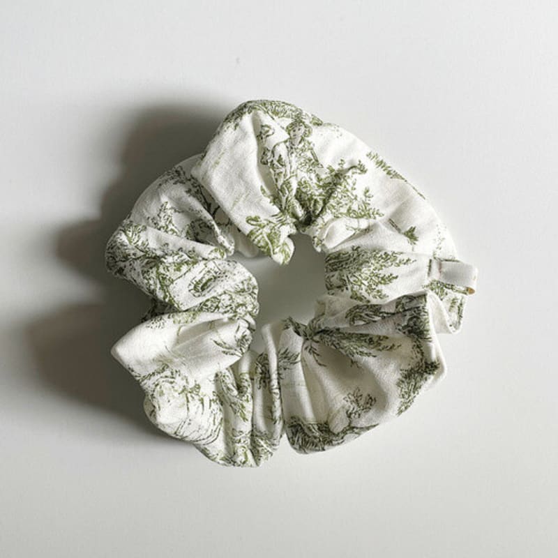 

oar Французская резинка для волос Etoile [Зеленый] Green