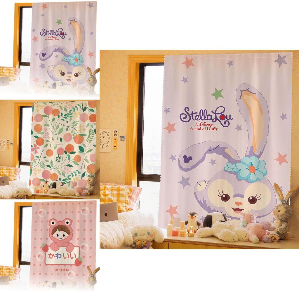 Elegant Velcro Curtain Window Self Adhesive Blackout Drapes For Home Bedroom Decor