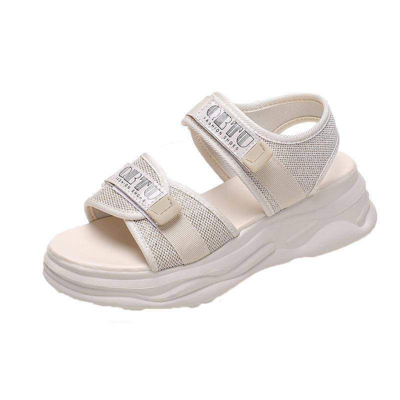 Sports sandals women's summer 2025 new muffin platform women's shoes fashionable Roman casual shoes comfortable and versatile