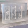 Tulip Bouquet Transparent Nails Mold DIY Nail Art Decor 3D Silicone Nail Mold