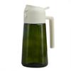 2-in-1 Dark Glass Oil Sprayer Black Lightproof Olive Oil Dispenser for Cooking Salads And Barbecues - Kitchen Barbecue Tool