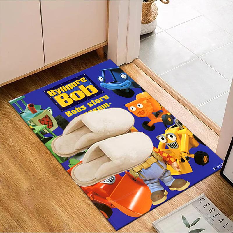 The Builder's Adventure Floor Mat for Living Room, Game Rooms, Office, Bedroom, Office Floor Mat Playful Design, Christmas fan gifts