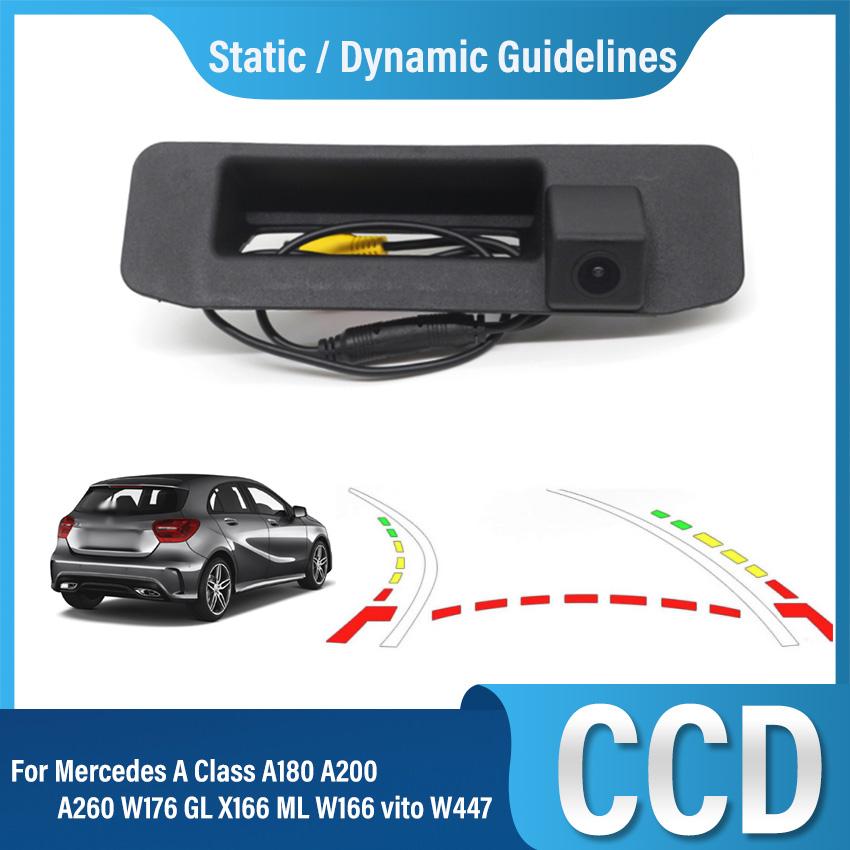 

Ручка багажника, камера заднего вида, резервная обратная HD CCD камера для Mercedes A Class A180 A200 A260 W176 GL X166 ML W166 vito