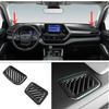 For Toyota - Highlander Car Dashboard Air Vent Cover Trim Carbon fiber