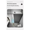 Heavy Duty Magnetic Shower Curtain Linen Blend Anti-Mildew Water Repellent Weighted Hem Bath Partition Curtain Standard Shower
