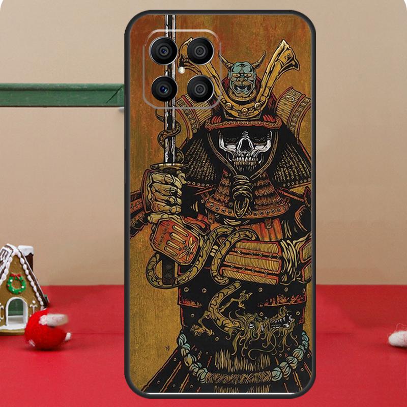 Japanese Samurai Case For Honor Magic 8 Pro 6 7 Lite Honor 400 200 50 70 X8c X8b X9a X9b X9c X9d Win RT Coque
