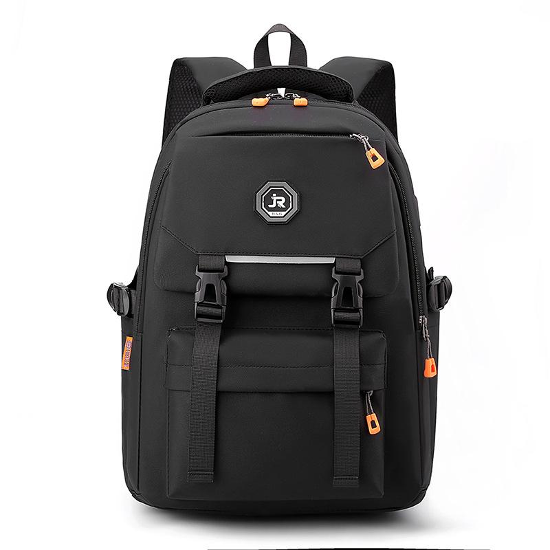 Schoolbag Versatile Casual Backpack Unisex Large Capacity Backpack Waterproof Travel Bag High Junior High School Student College Bag