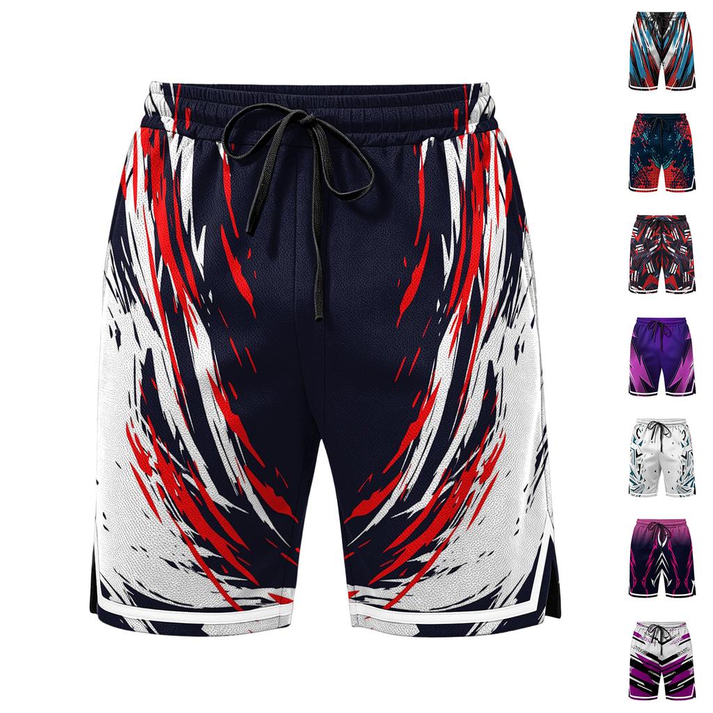 Men's Breathable Mesh Athletic Shorts for Summer Workout and Casual Wear