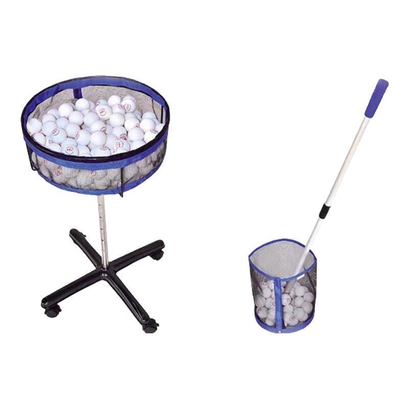 Table Tennis Ball Collection Basket with Picker