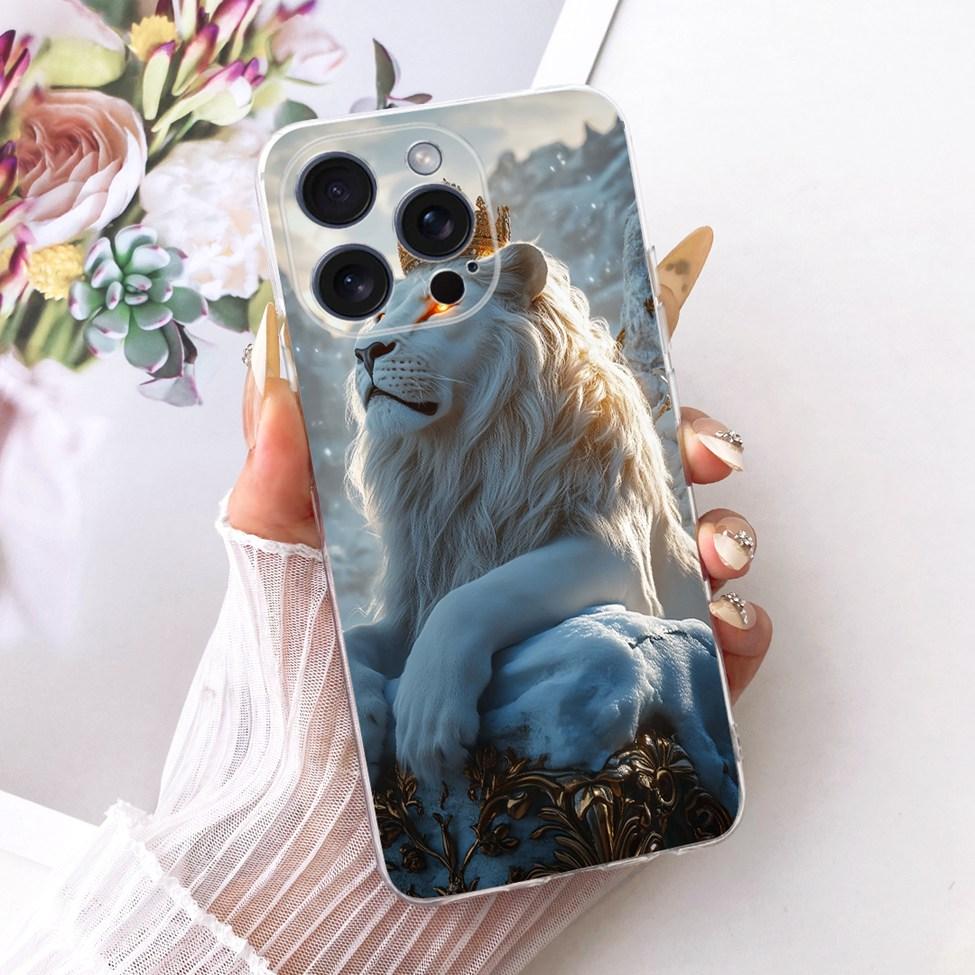 Casing For iPhone 15 Pro Max Cover Fashion Cartoon Cute Funny Painted Silicone Case A2849 A3105 A3106 A3108