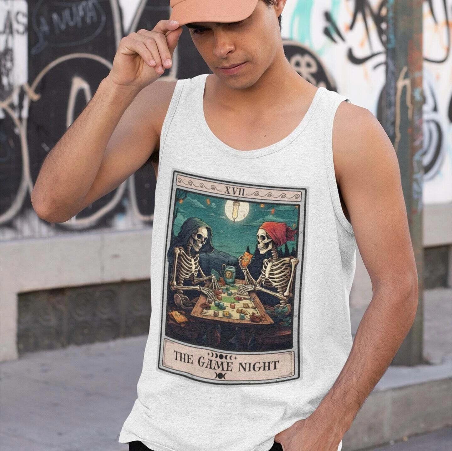 The Game Night Tarot Card Tank Top 4XL
