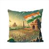 Indias Independence Logo Pillow Case For Car Sofa Decorative Home Double-sided Print Plush Square Throw Pillow Cushion Cover