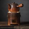 Handun Ceramic Pumpkin Teapot Set with Mini Carbon Stove