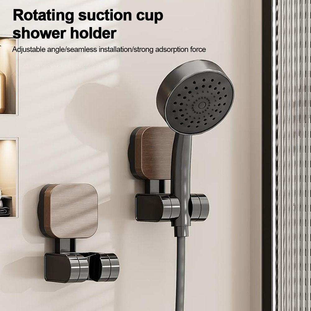 Useful Adjustable Shower Head Holder Suction Cup Wall Mounted Showerhead Bracket Sprayer Fixed Base Bathroom Accessories