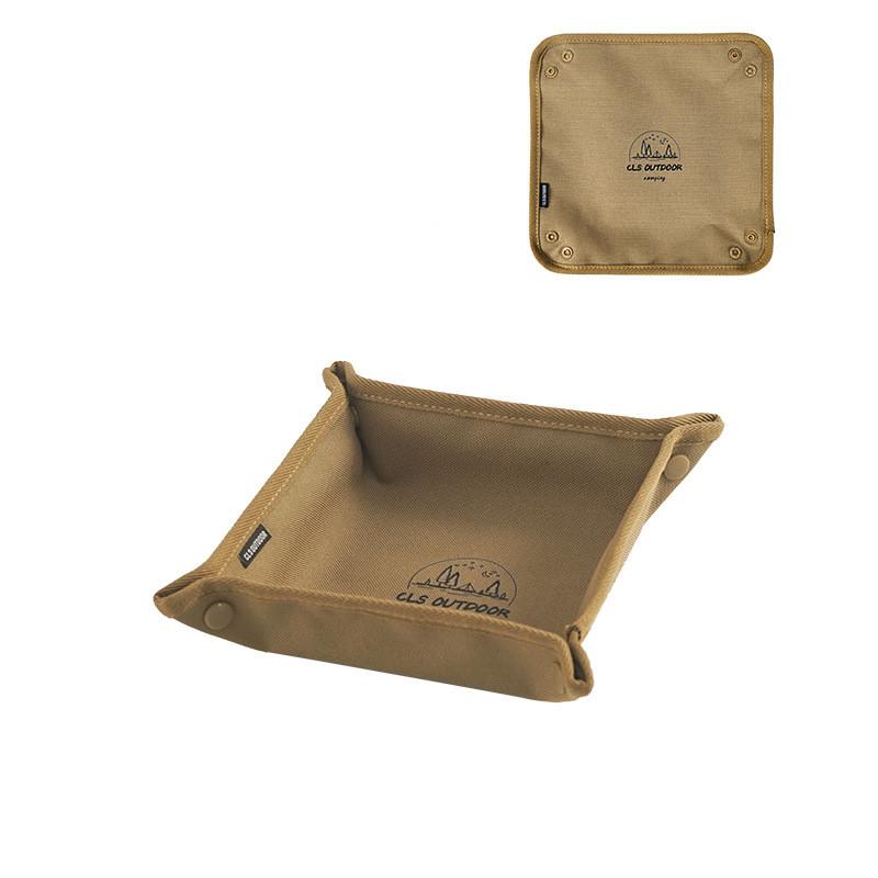 Кофе Каки 2 цвета уличный лоток для хранения кемпинга домашняя дорожная коробка для хранения портативный складной квадратный ящик для хранения различных вещей для кемпинга 818₽