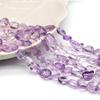 1String Reiki Healing Crystal Beads, Natural Stone Transparency Citrine Amethyst Gems Loose Spacer Beads for Jewelry Making DIY Christmas Gifts 38cm
