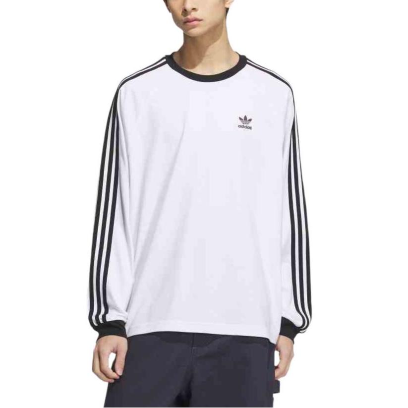 adidas Originals Classics 3 Stripes T Shirt Men's White KE5825