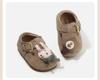 Scarpe per primi passi da bambino Primavera 2025: Scarpe in Pelle Antiscivolo con Suola Morbida e Decorazione Bambolina per Bambini e Bambine