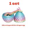 1Set 3D Printed Dragon Egg Articulated Joint Model Stress Relief Fidget Decompression Toy Home Office Desk Decor Gift for Adults