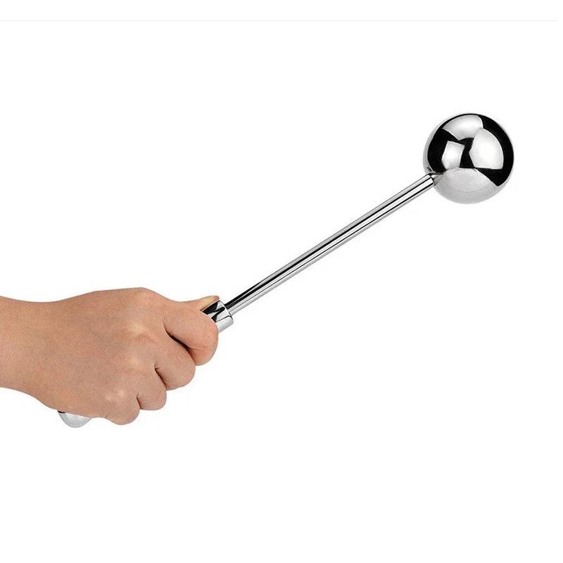 Männlicher Edelstahl Analplug Buttplug G-Punkt Stab Männlicher Prostata Massagestab Doppel Dildo Vagina Sexspielzeug Analdildo