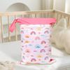 Nordic Dinosaur Baby Room Storage Bag - Waterproof Double Layer Wet/Dry Hanging Bag