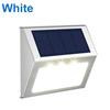 Solar Stainless Steel 3LED Step Light Waterproof, Anti-corrosion and Environmental Protection Wall Light for Garden Fence Wall