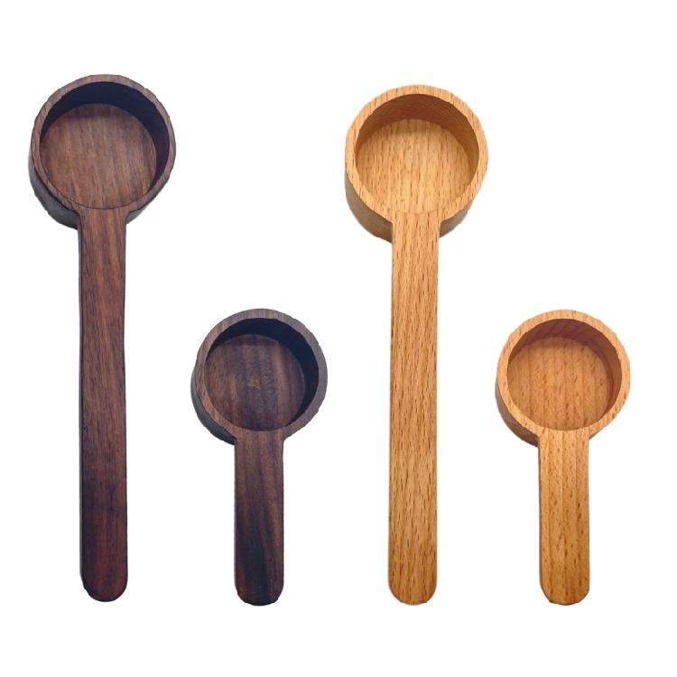 Wooden Measuring Coffee Spoon for Coffee Beans, Whole Beans Ground Beans or Teas
