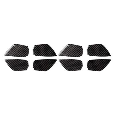 Ac29-2X Car Carbon Fiber Door Wrist Trim Inner Door Handle Decoration Cover For Honda Civic 10Th Gen 2018 2017 2016