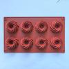 Porous Spiral Cake Silicone Mold Baking Tool Doughnut Chocolate Jelly Ice Cube Mold Biscuit Decor Making Soap Candle Mould Gifts