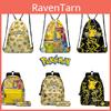 Borsa con Coulisse Pikachu Cartone Animato Carino Zaino alla Moda in Poliestere Per lo Sport Disponibile in Più Colori