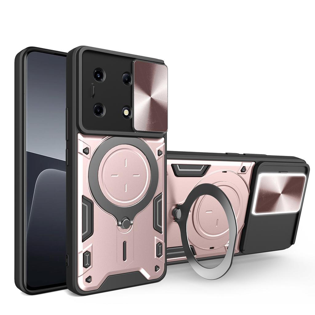 For Infinix Note 30 VIP 5G Case Lens Protection TPU+PC Kickstand Phone Cover